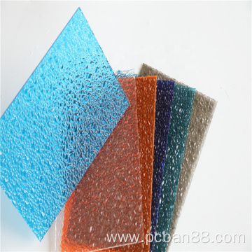 6mm polycarbonate embossed sheet